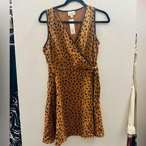 NWT camel cheetah dress!…